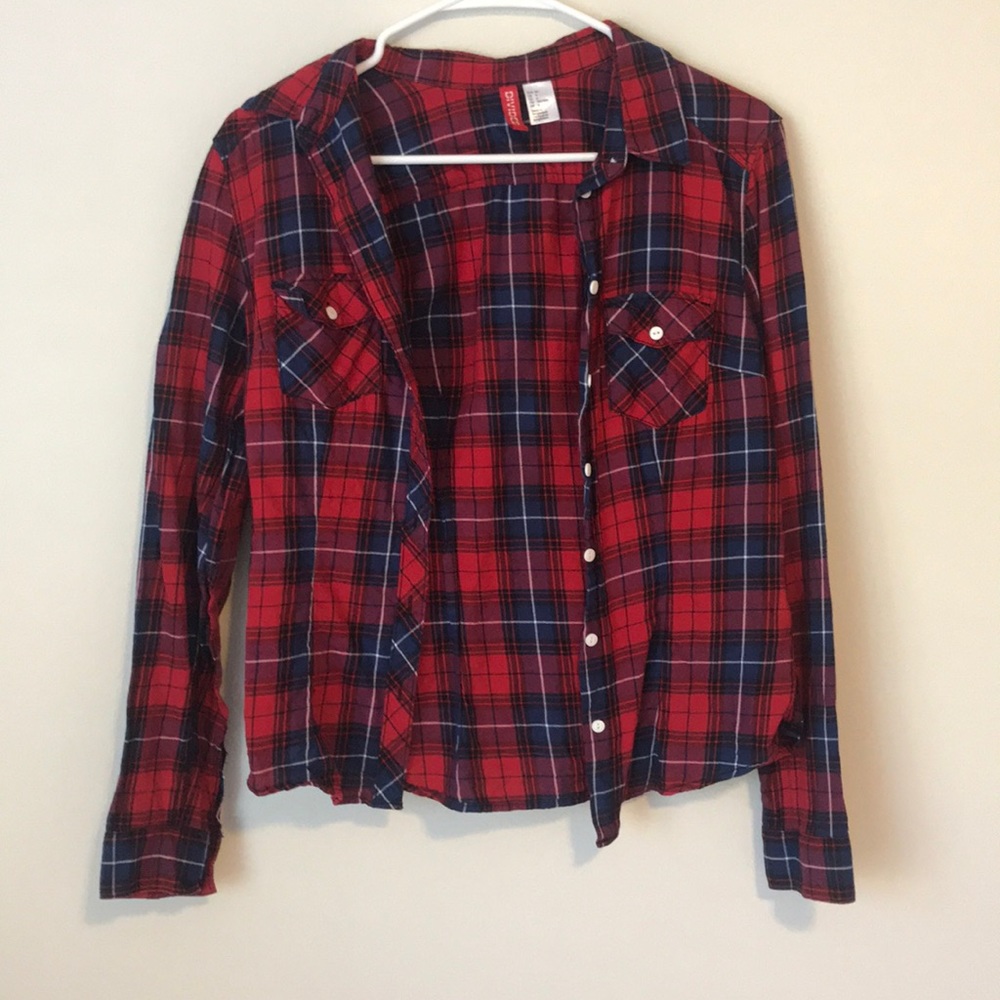 Red plaid flannel